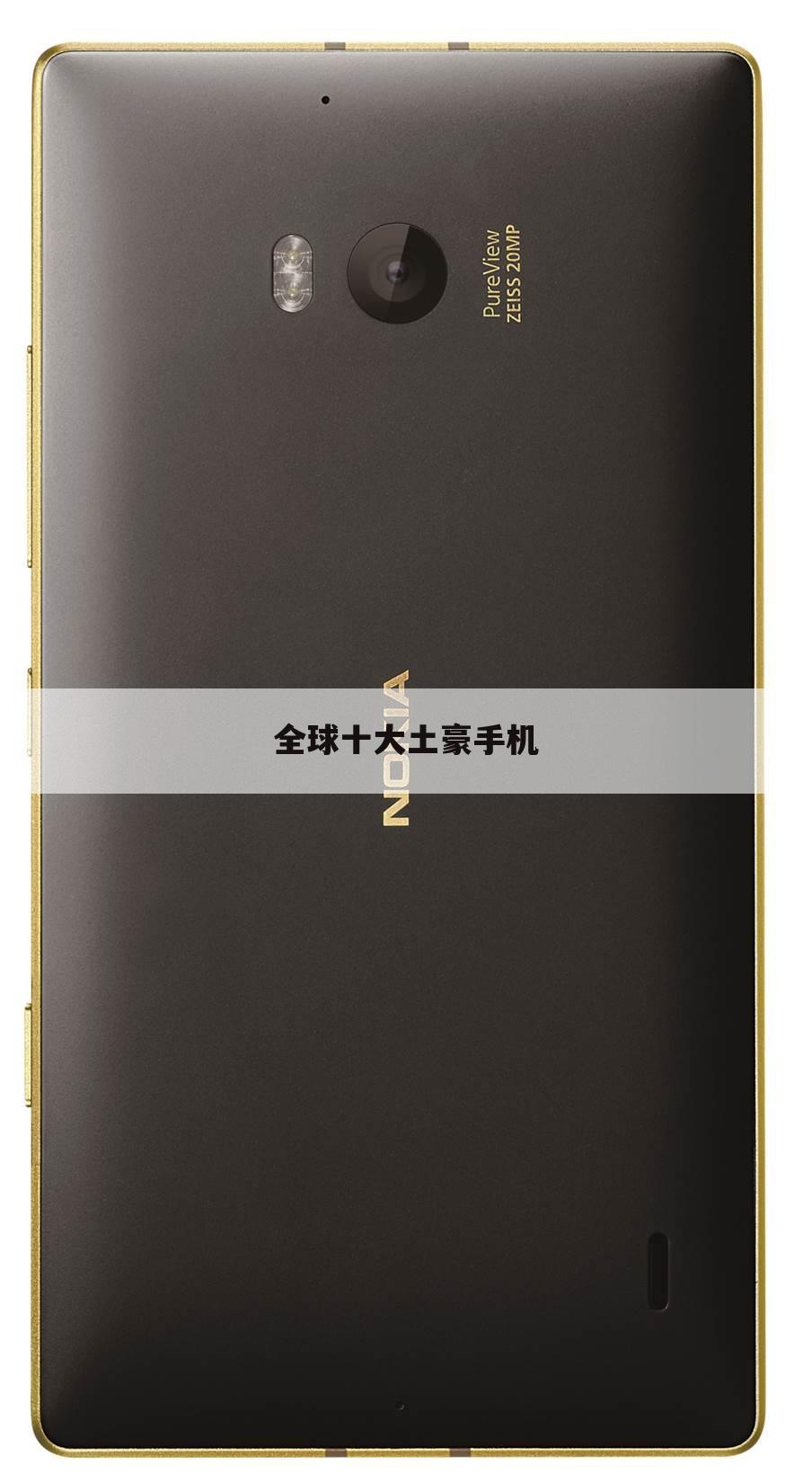 全球十大土豪手机