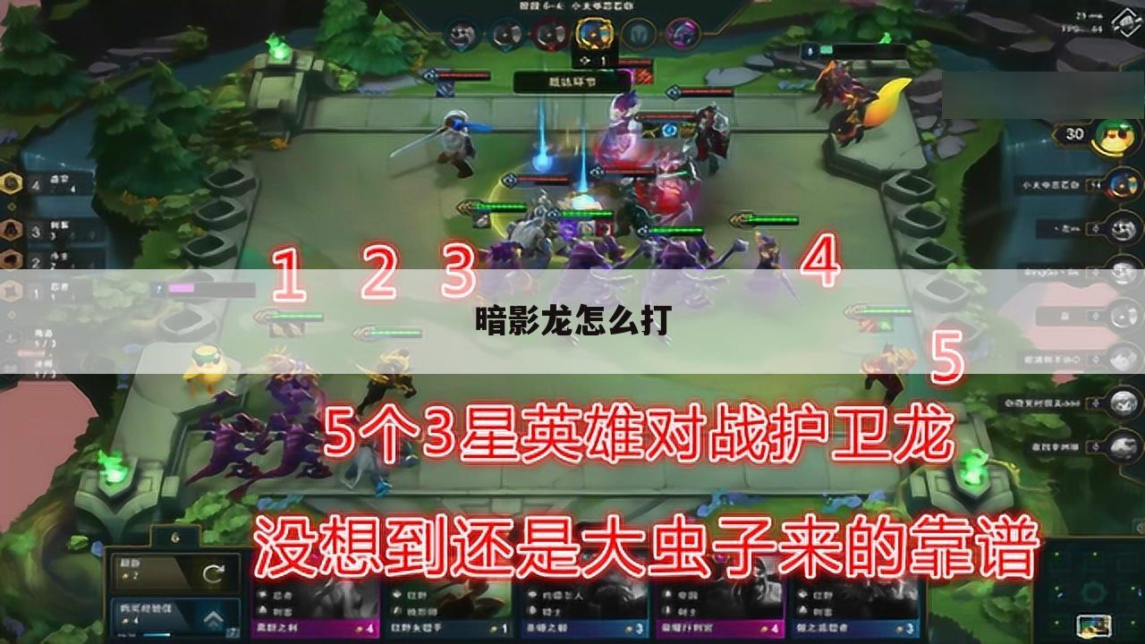 暗影龙怎么打
