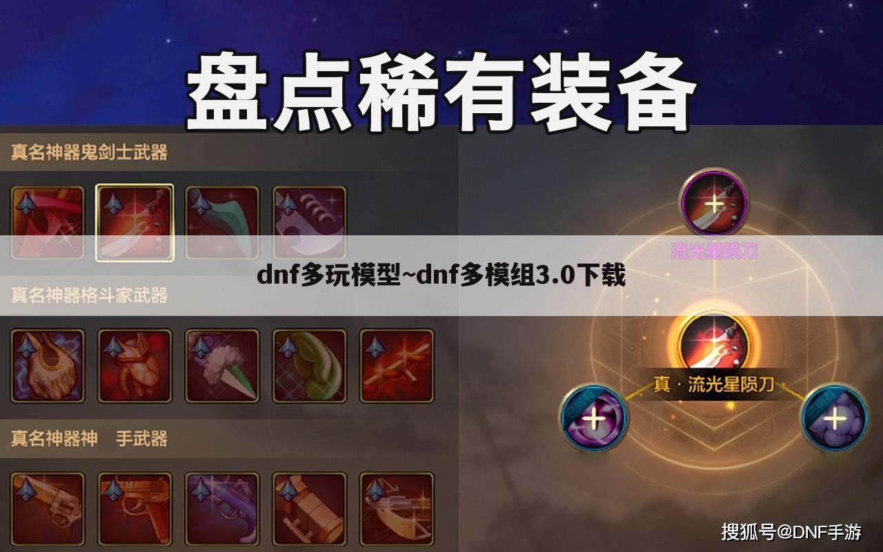 dnf多玩模型~dnf多模组3.0下载