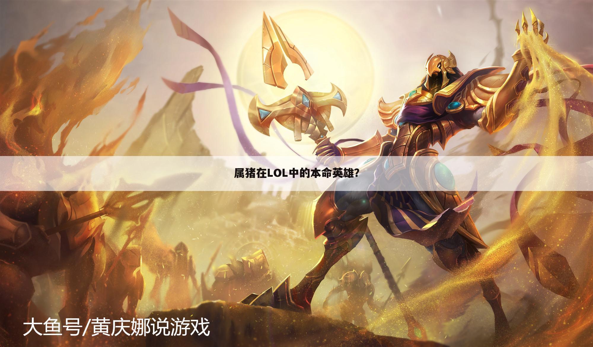 属猪在LOL中的本命英雄?