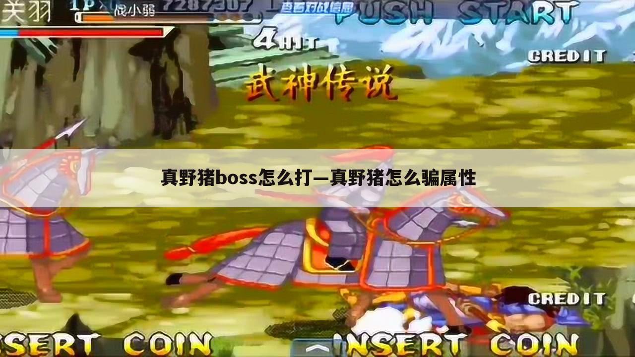 真野猪boss怎么打—真野猪怎么骗属性