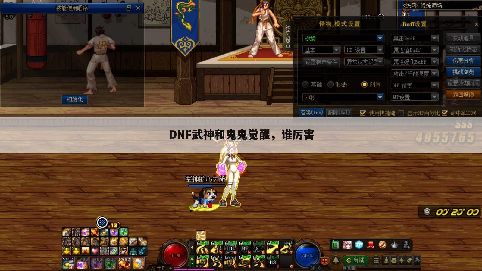 DNF武神和鬼鬼觉醒,谁厉害