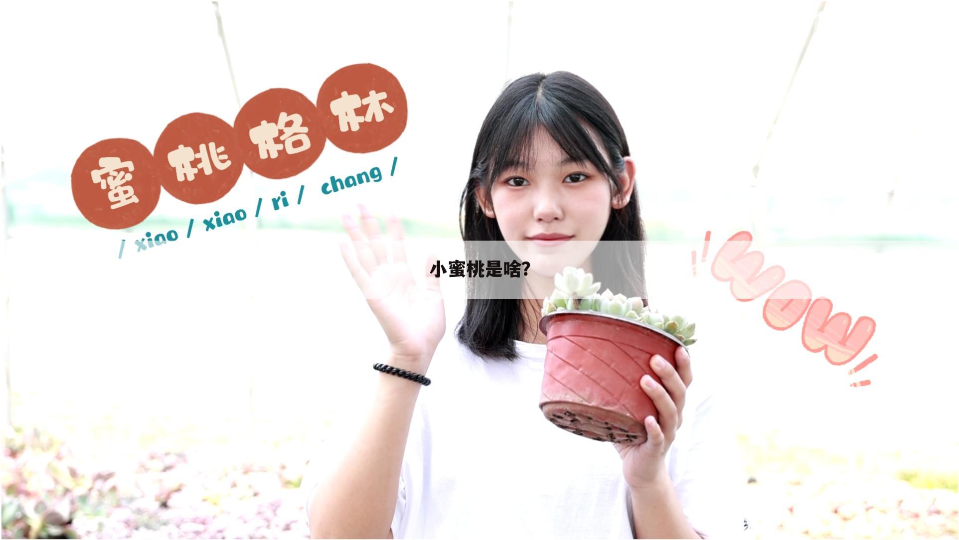 小蜜桃是啥?