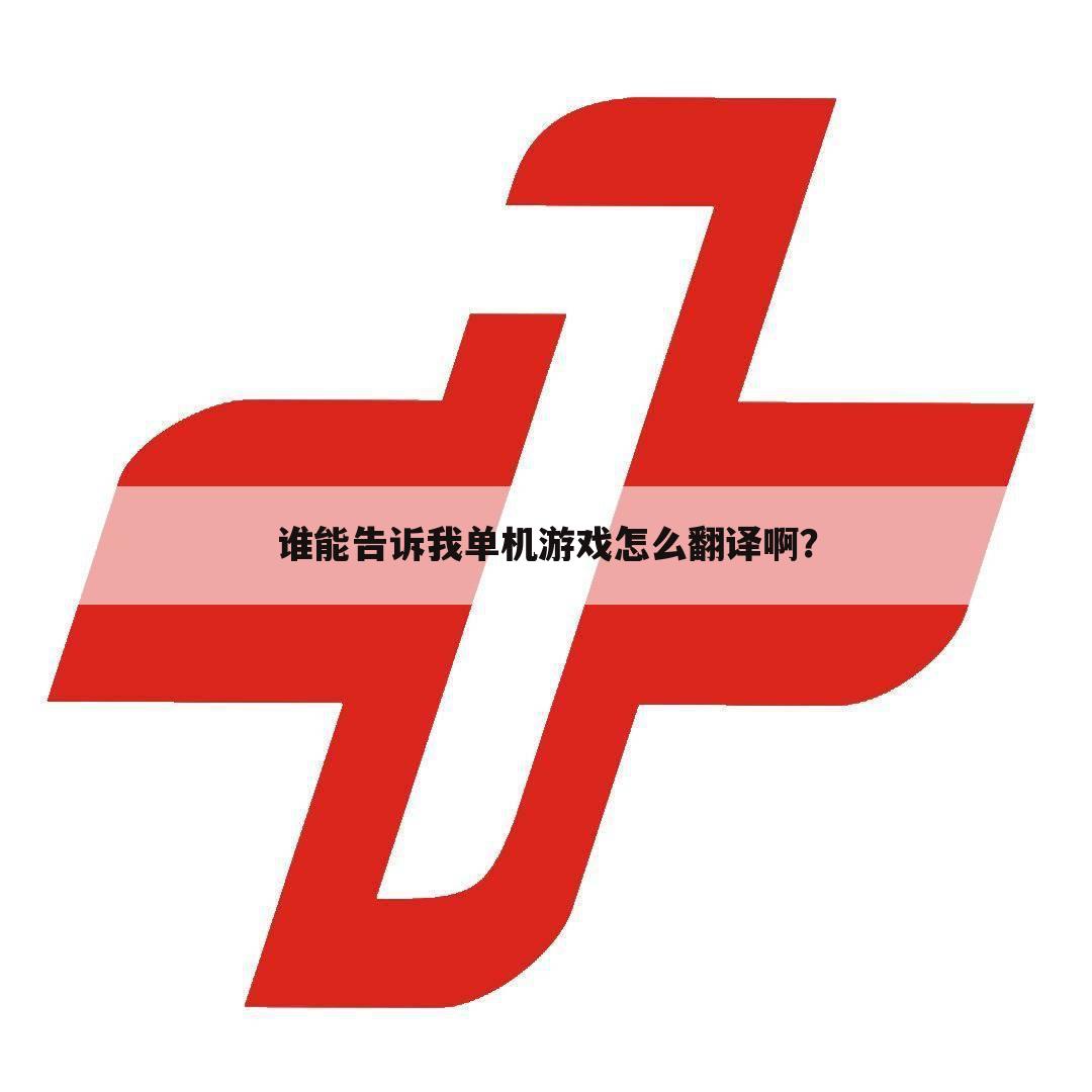 谁能告诉我单机游戏怎么翻译啊?