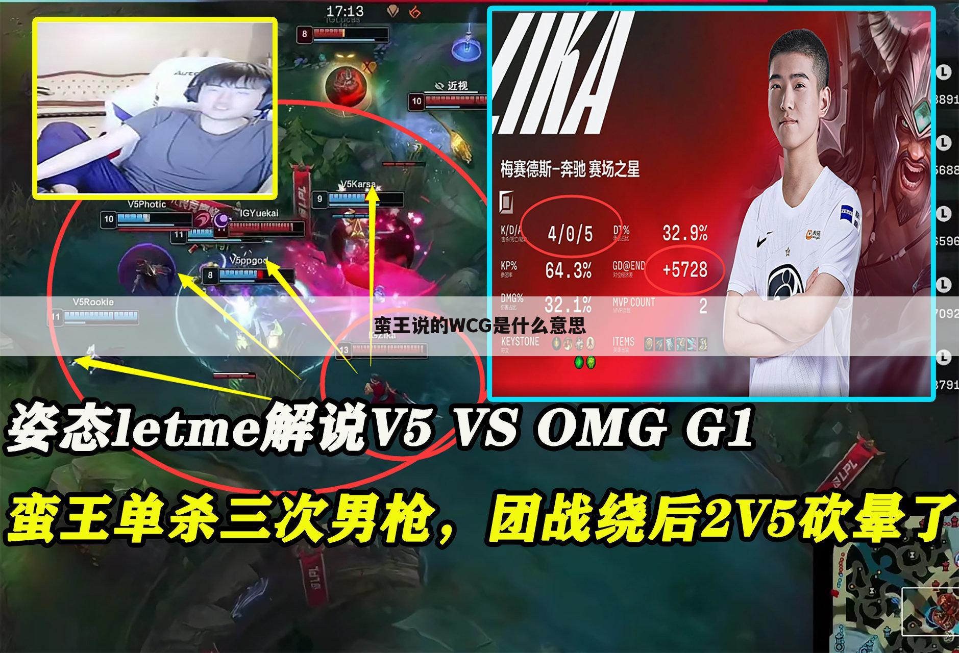 蛮王说的WCG是什么意思