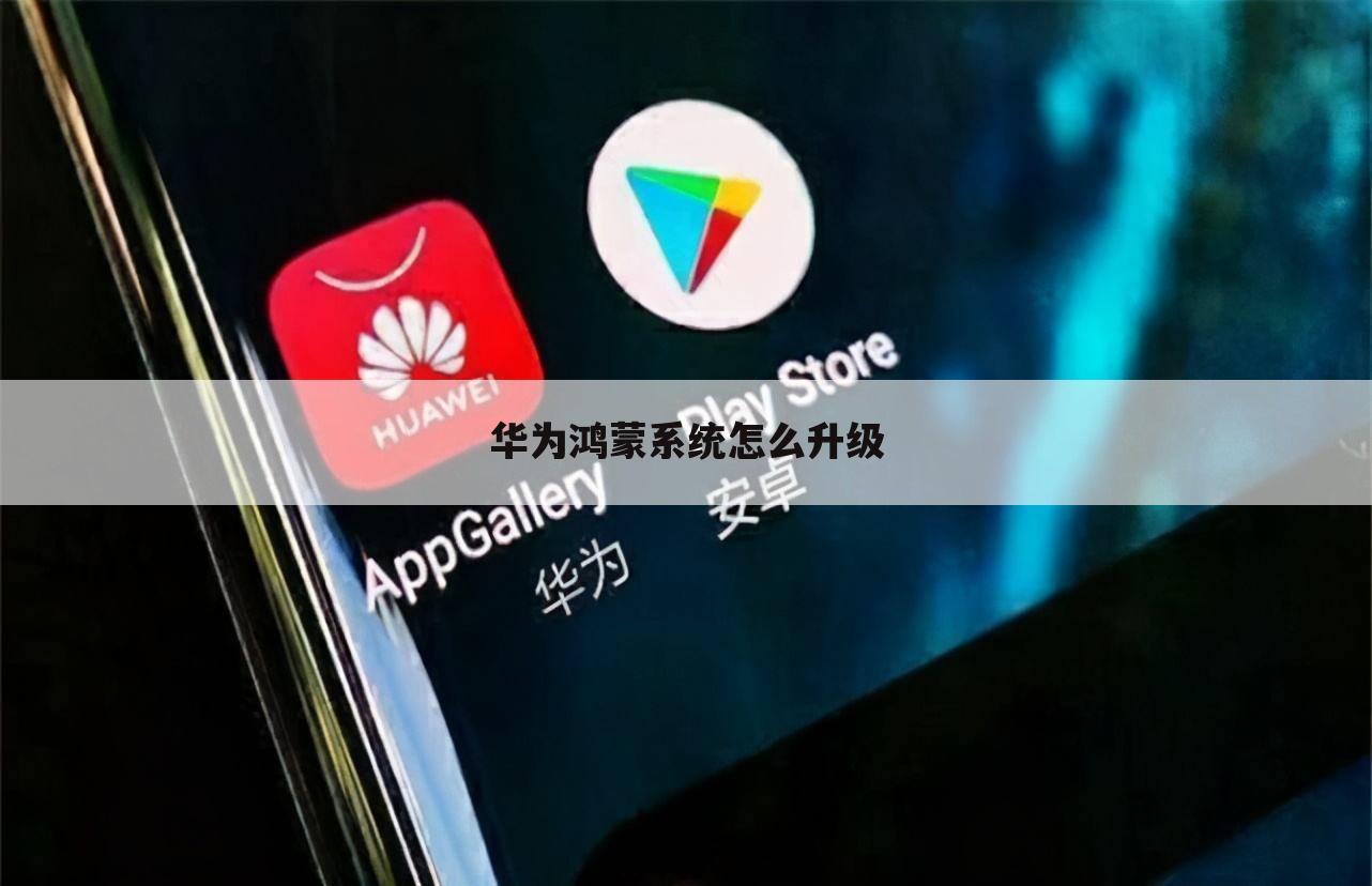 华为鸿蒙系统怎么升级