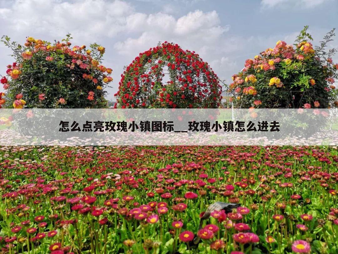 怎么点亮玫瑰小镇图标__玫瑰小镇怎么进去
