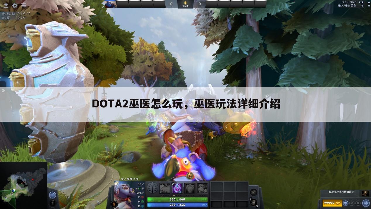 DOTA2巫医怎么玩,巫医玩法详细介绍