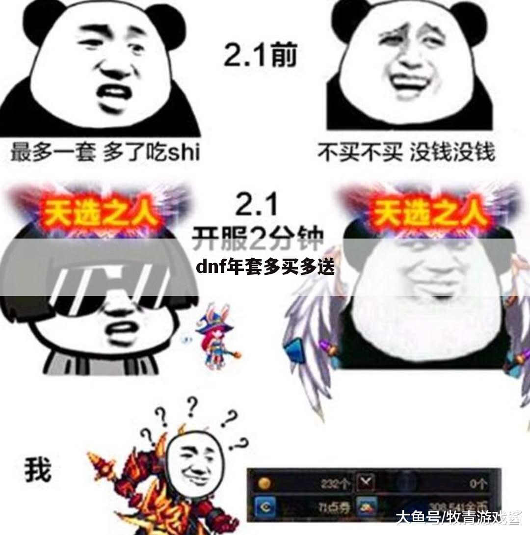 dnf年套多买多送