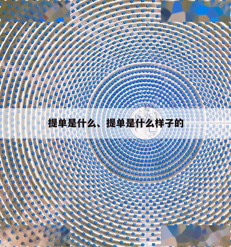 提单是什么、提单是什么样子的