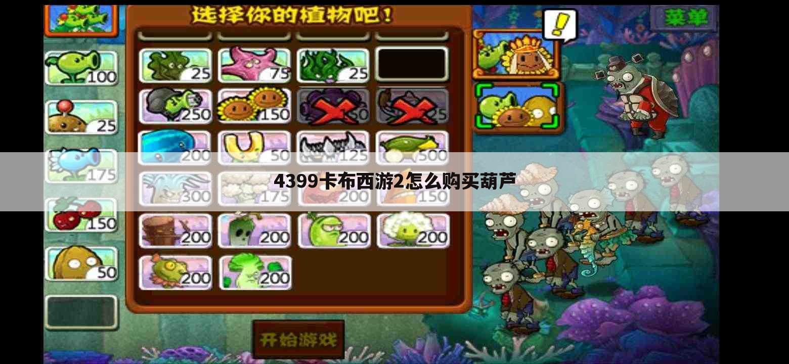 4399卡布西游2怎么购买葫芦