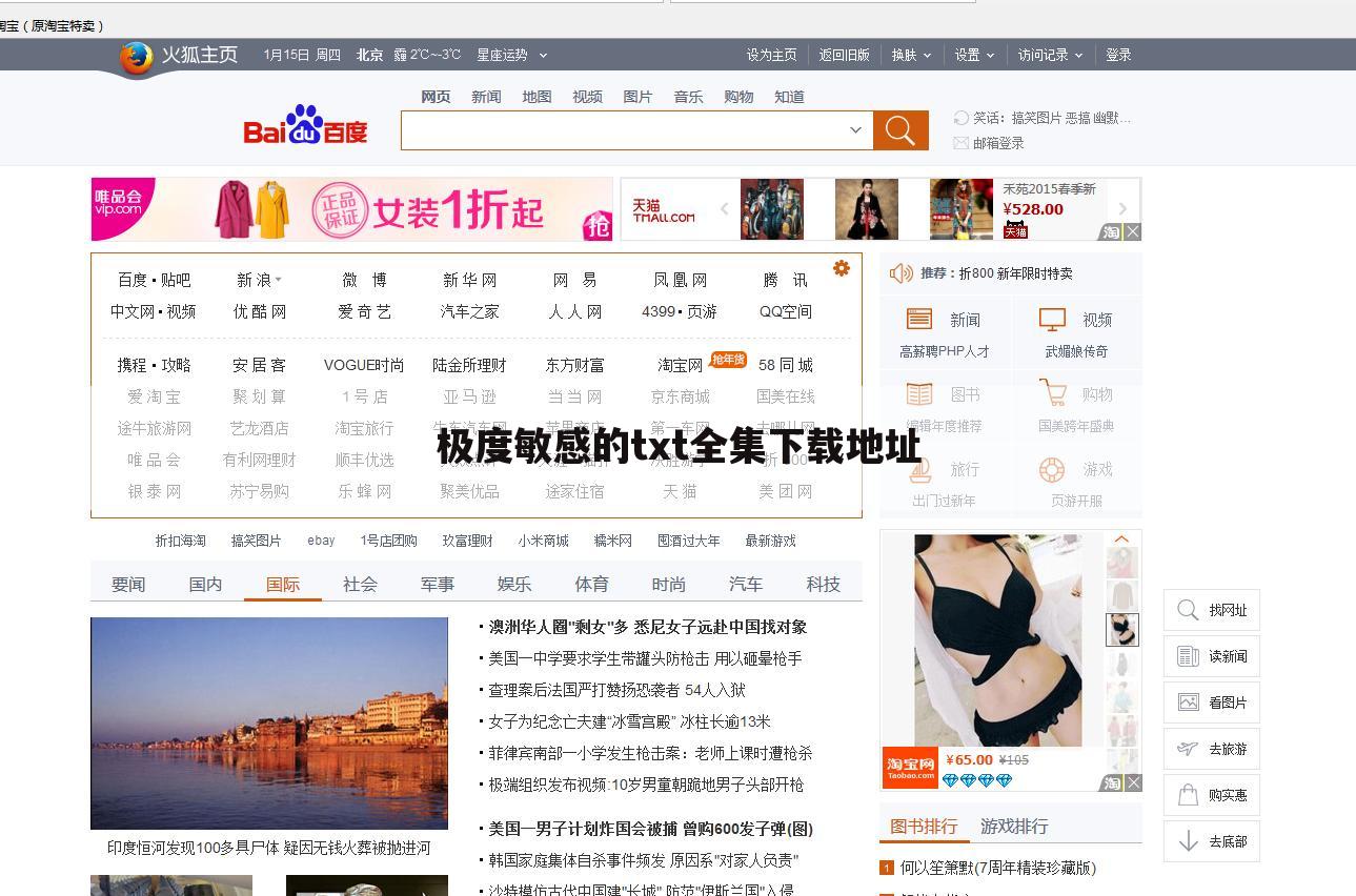 极度敏感的txt全集下载地址