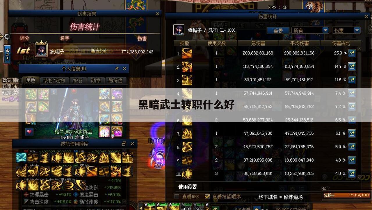 黑暗武士转职什么好