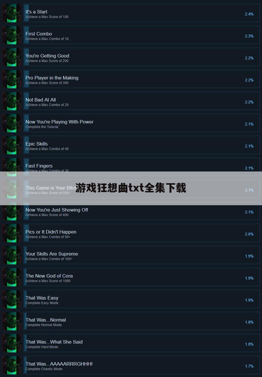 游戏狂想曲txt全集下载