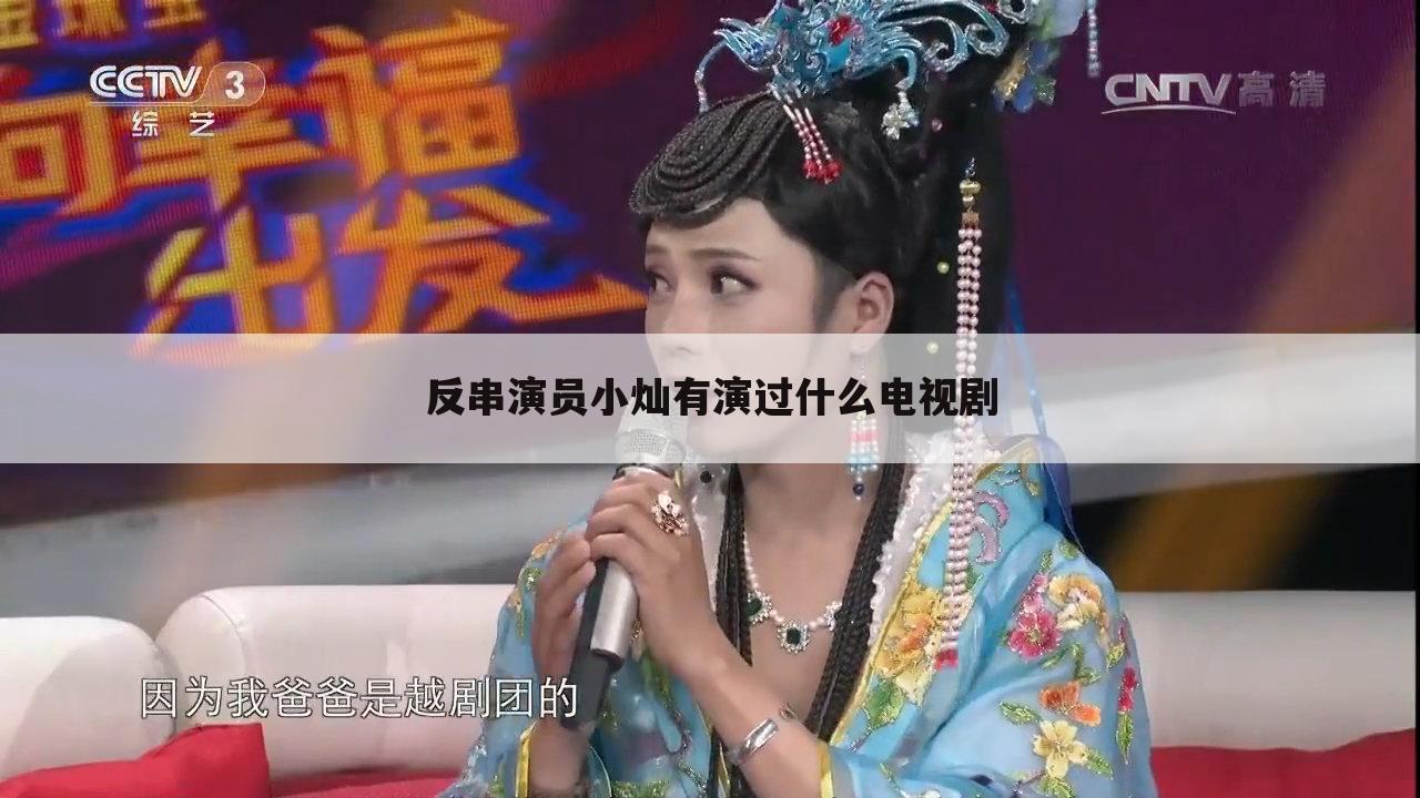 反串演员小灿有演过什么电视剧
