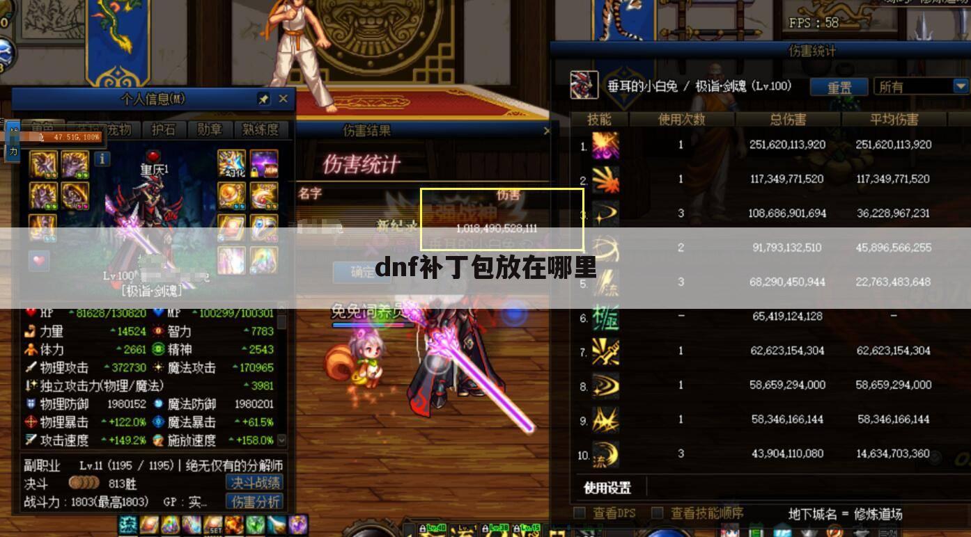 dnf补丁包放在哪里