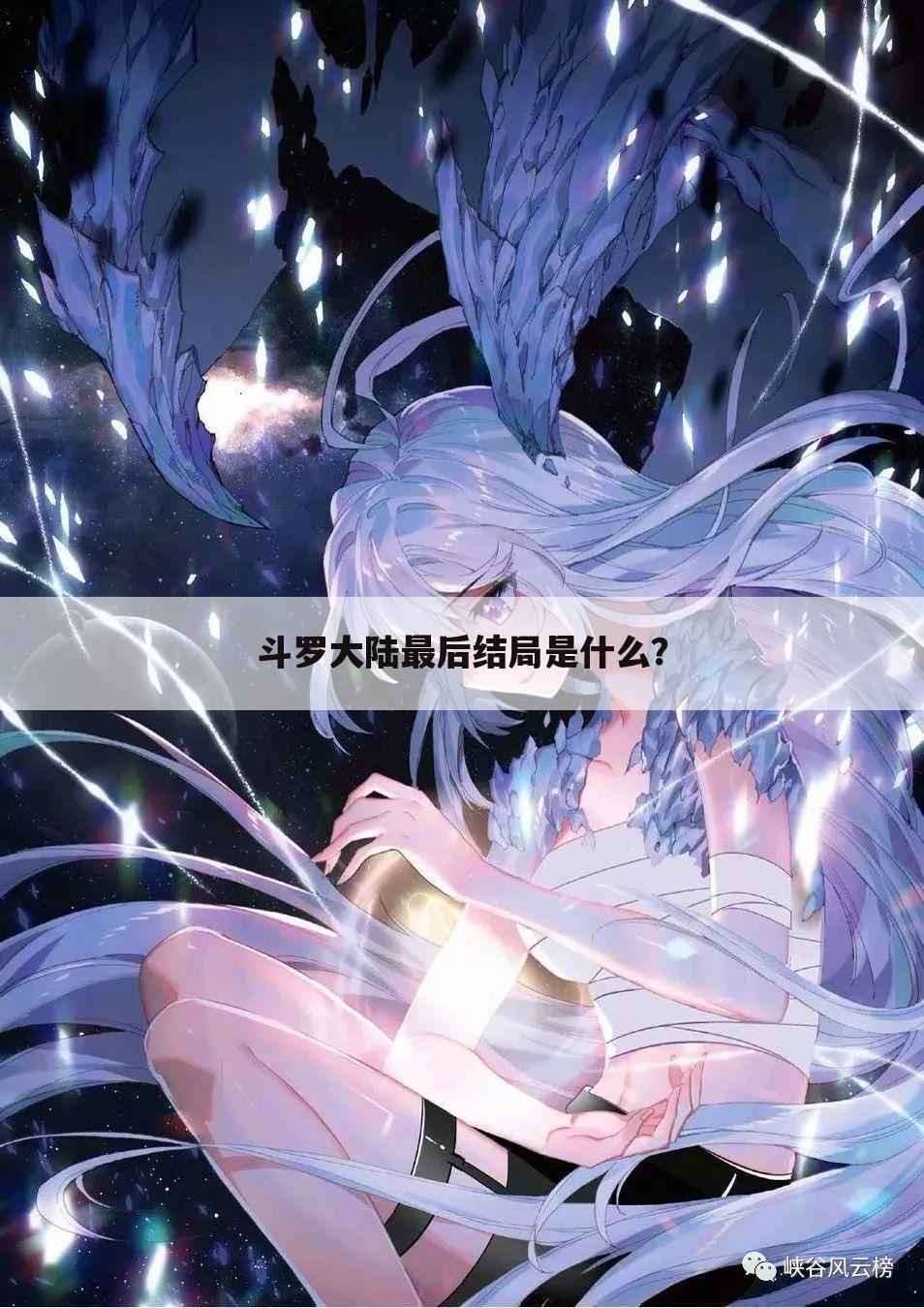 斗罗大陆最后结局是什么?