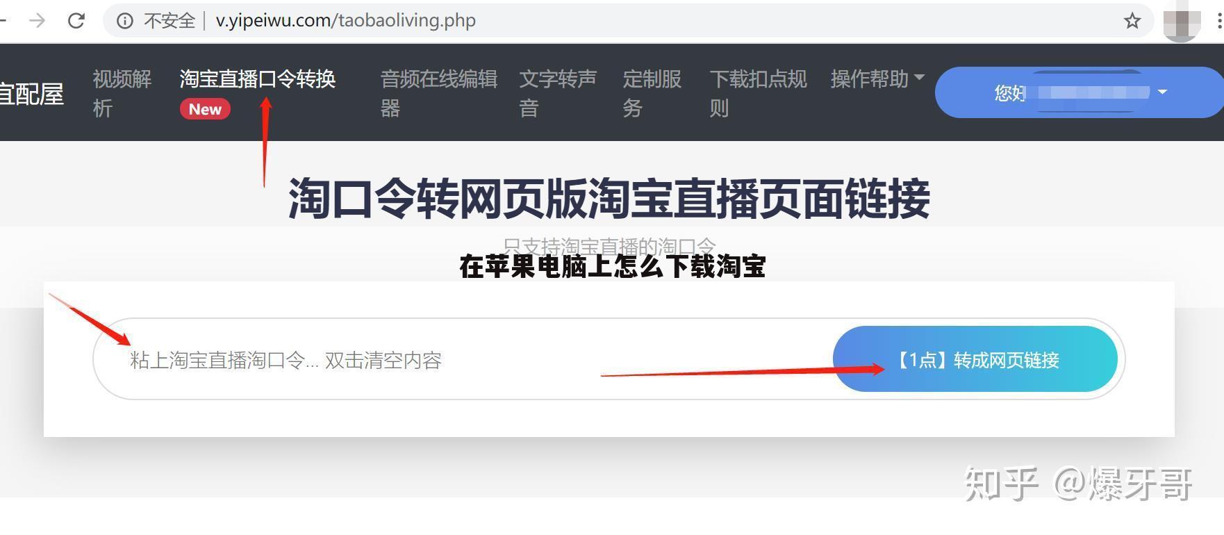 在苹果电脑上怎么下载淘宝