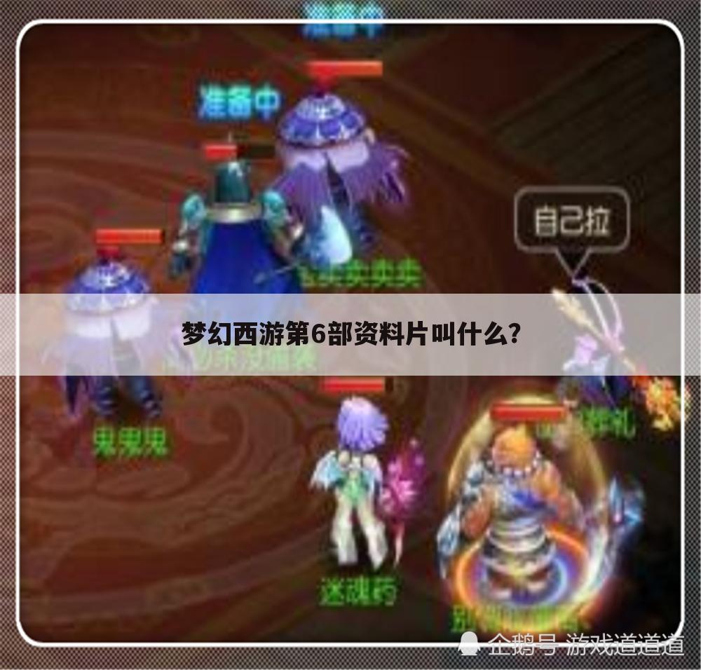 梦幻西游第6部资料片叫什么?