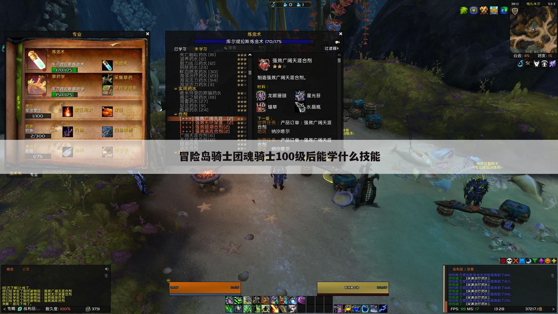 冒险岛骑士团魂骑士100级后能学什么技能