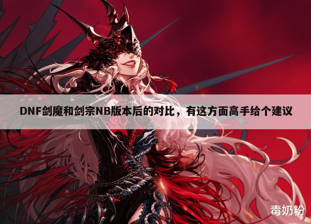 DNF剑魔和剑宗NB版本后的对比,有这方面高手给个建议