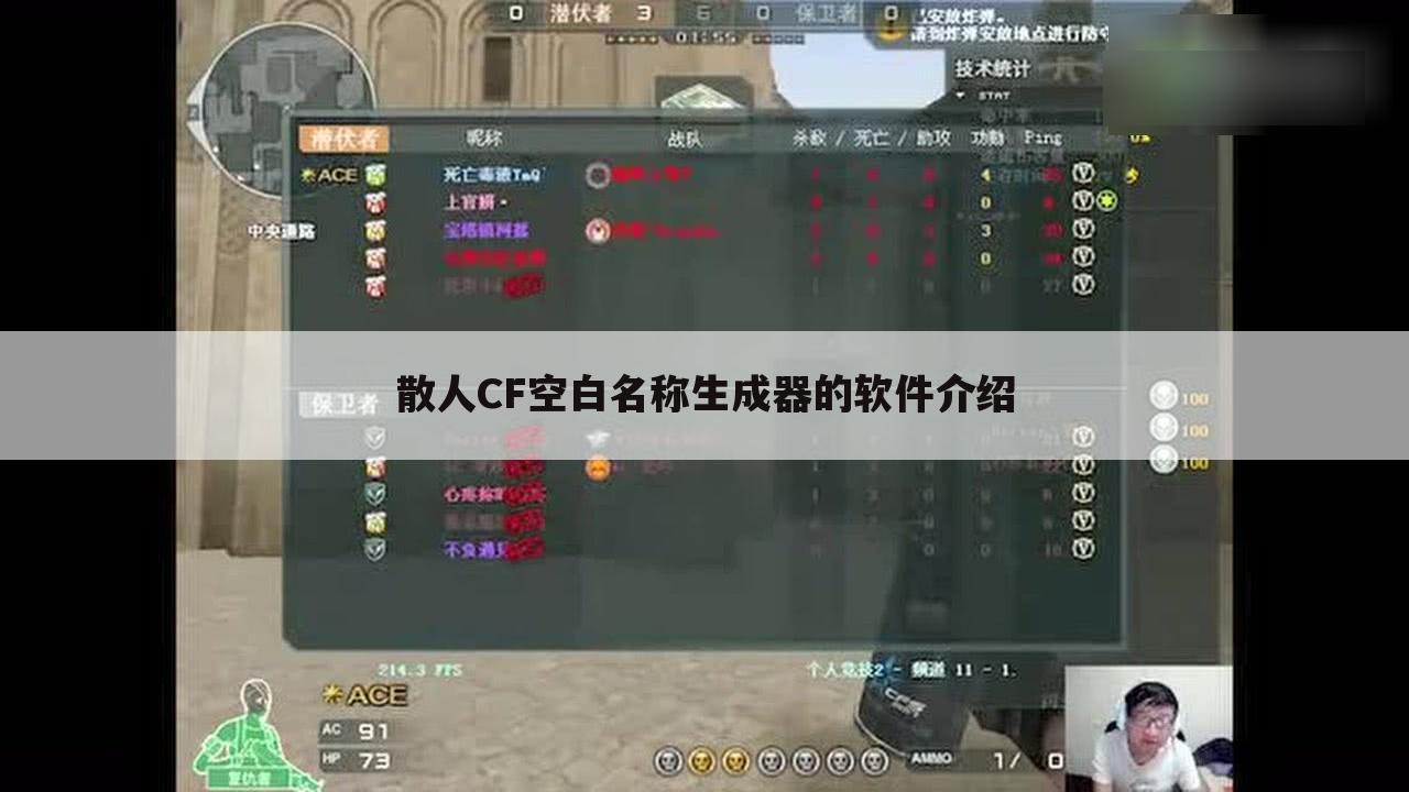 散人CF空白名称生成器的软件介绍