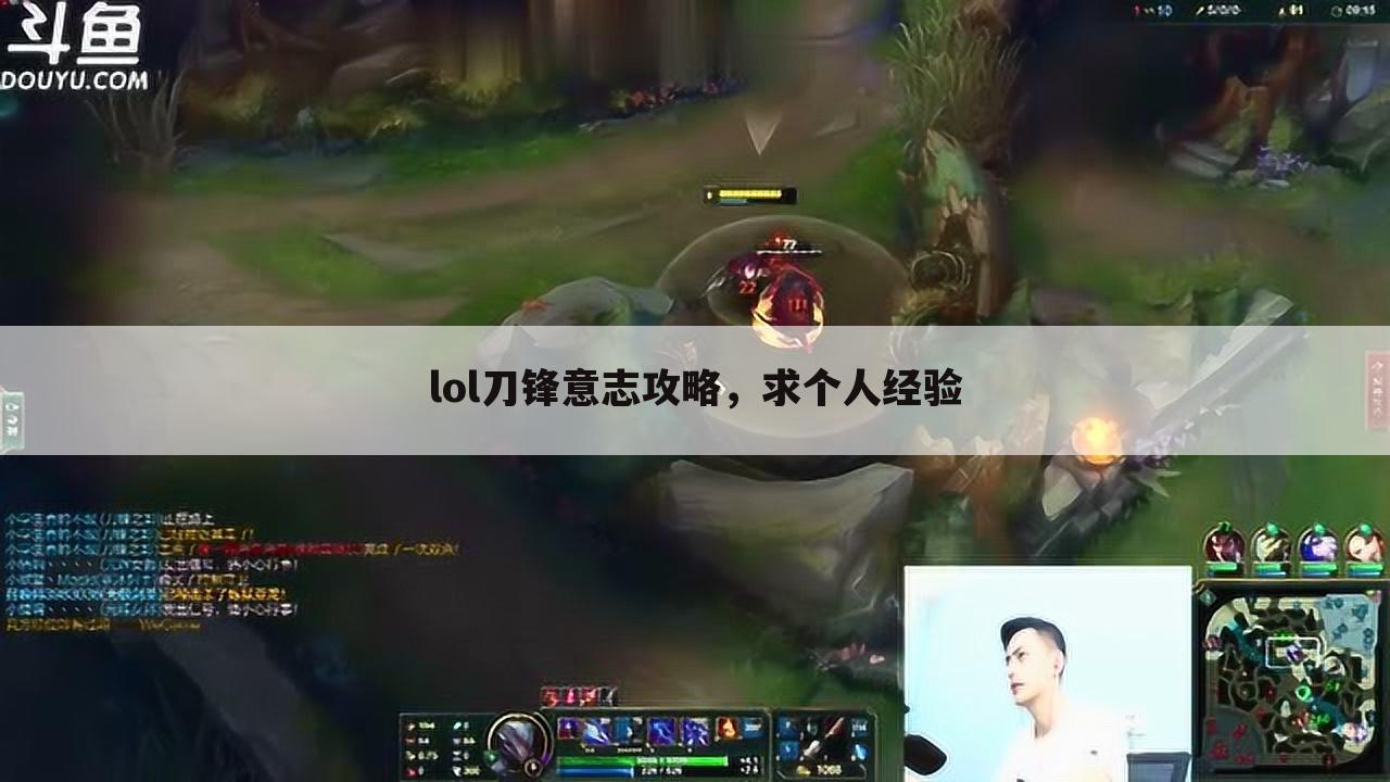 lol刀锋意志攻略，求个人经验