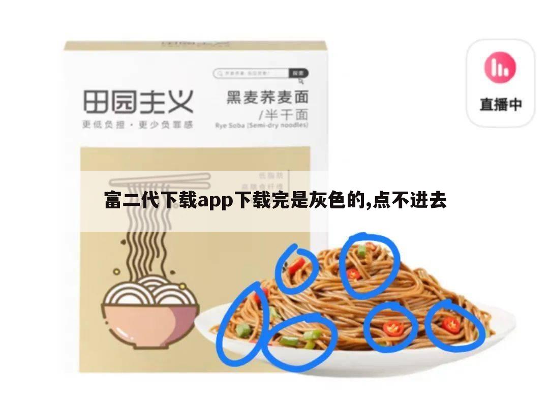 富二代下载app下载完是灰色的,点不进去