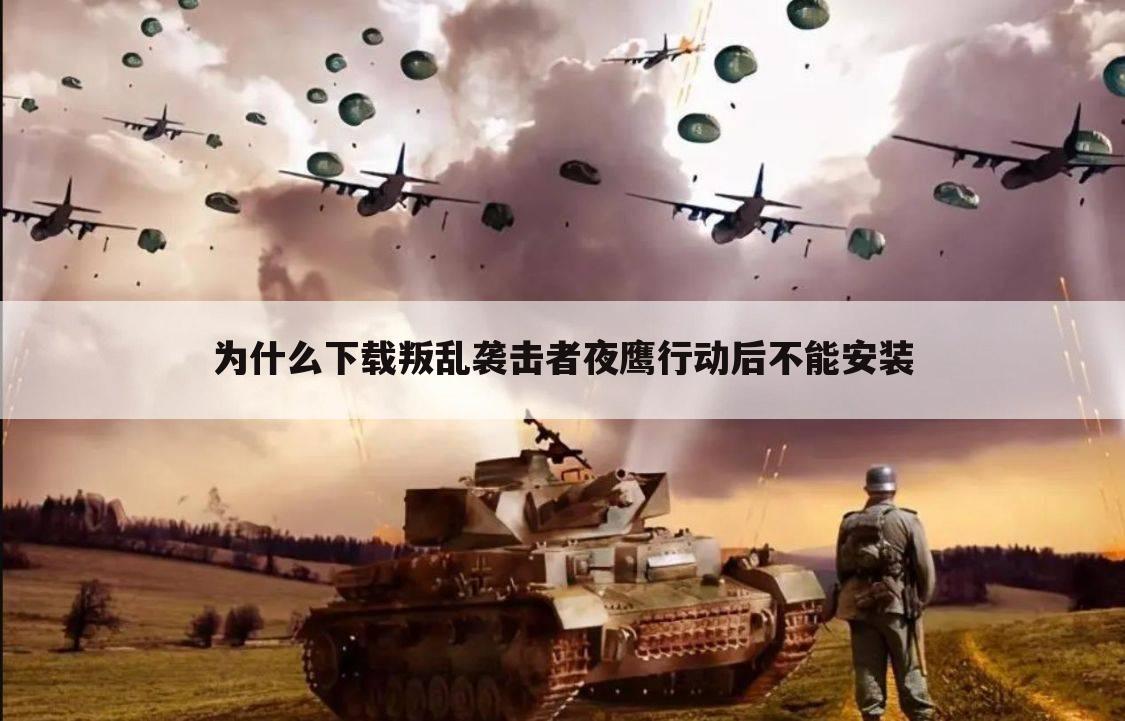 为什么下载叛乱袭击者夜鹰行动后不能安装