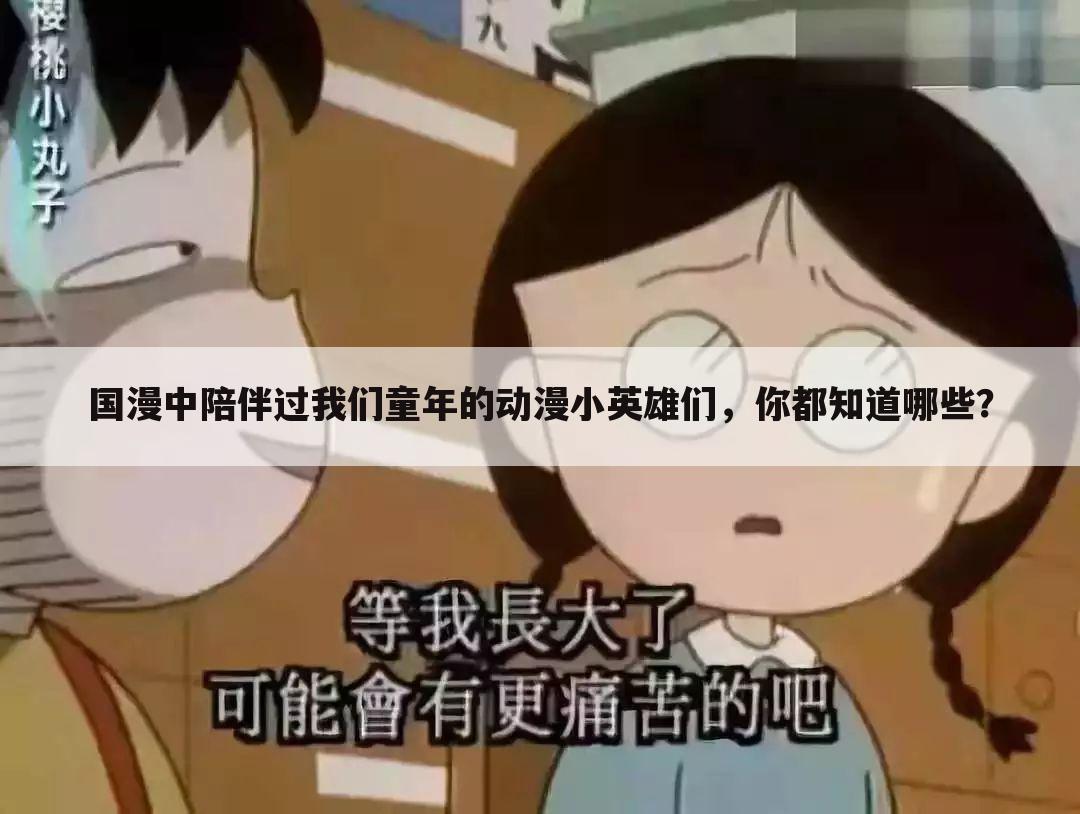 国漫中陪伴过我们童年的动漫小英雄们，你都知道哪些？