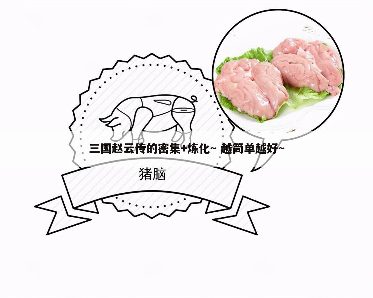 三国赵云传的密集+炼化~ 越简单越好~