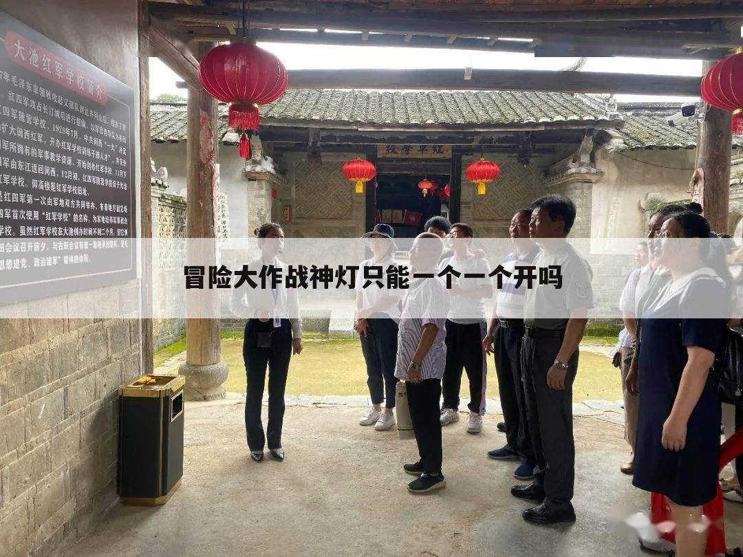 冒险大作战神灯只能一个一个开吗