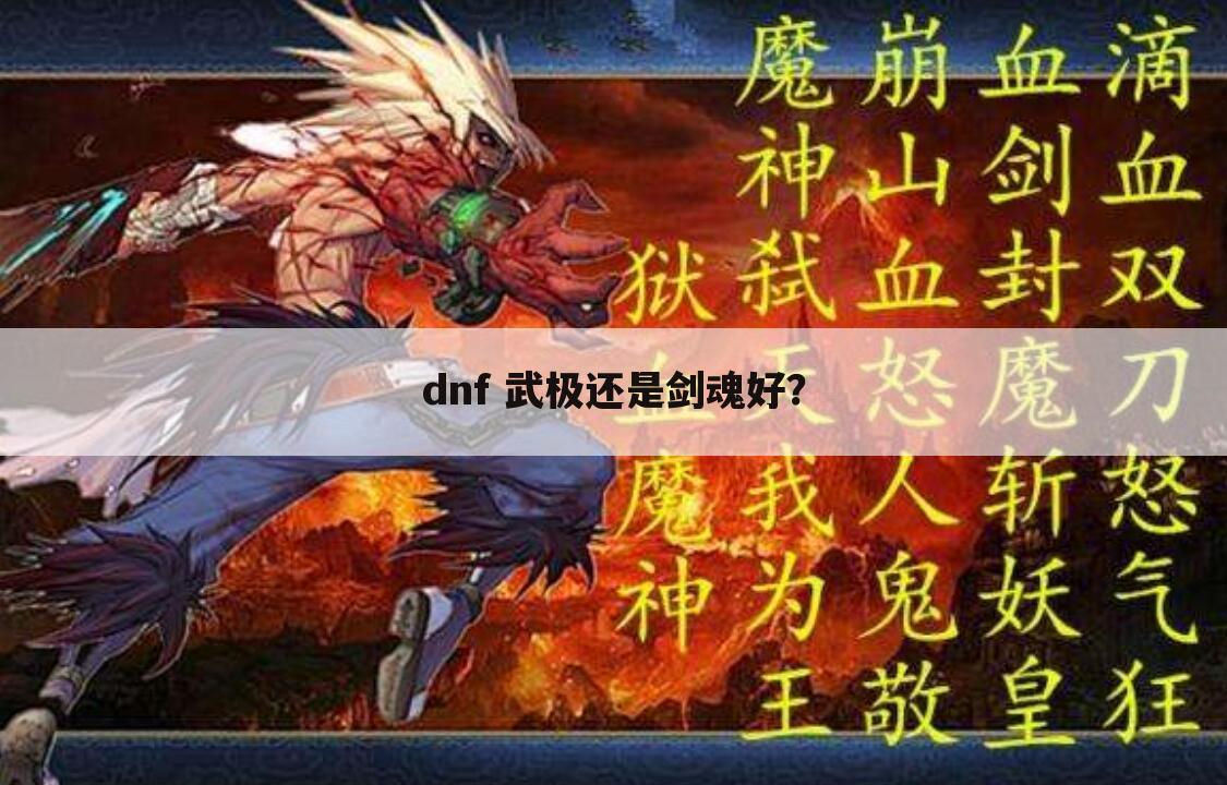 dnf 武极还是剑魂好?