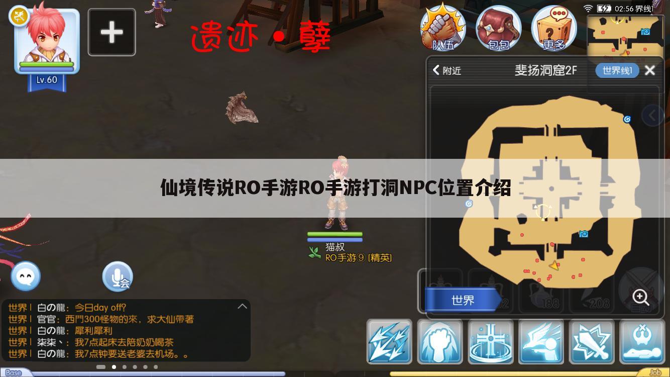 仙境传说RO手游RO手游打洞NPC位置介绍