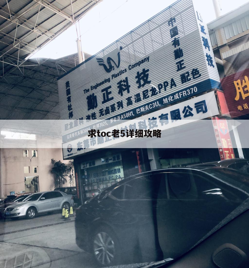 求toc老5详细攻略