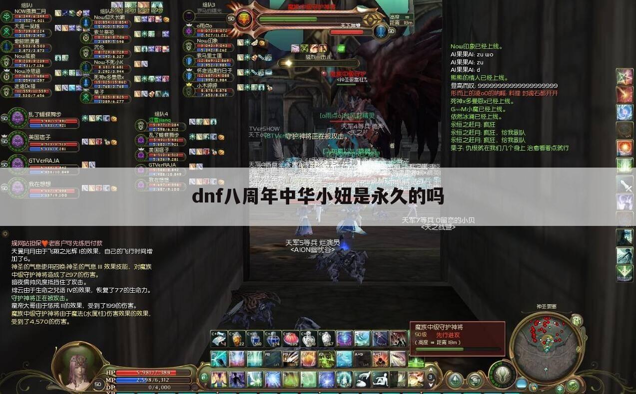 dnf八周年中华小妞是永久的吗