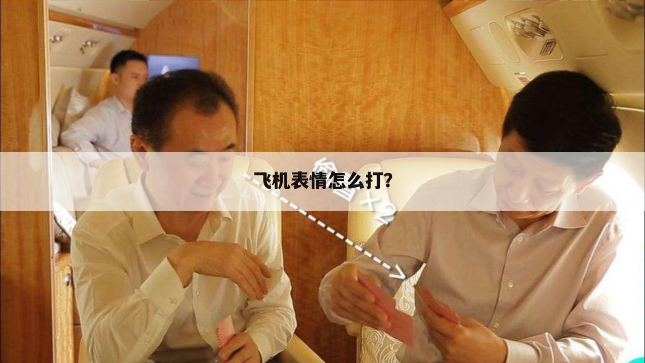 飞机表情怎么打?