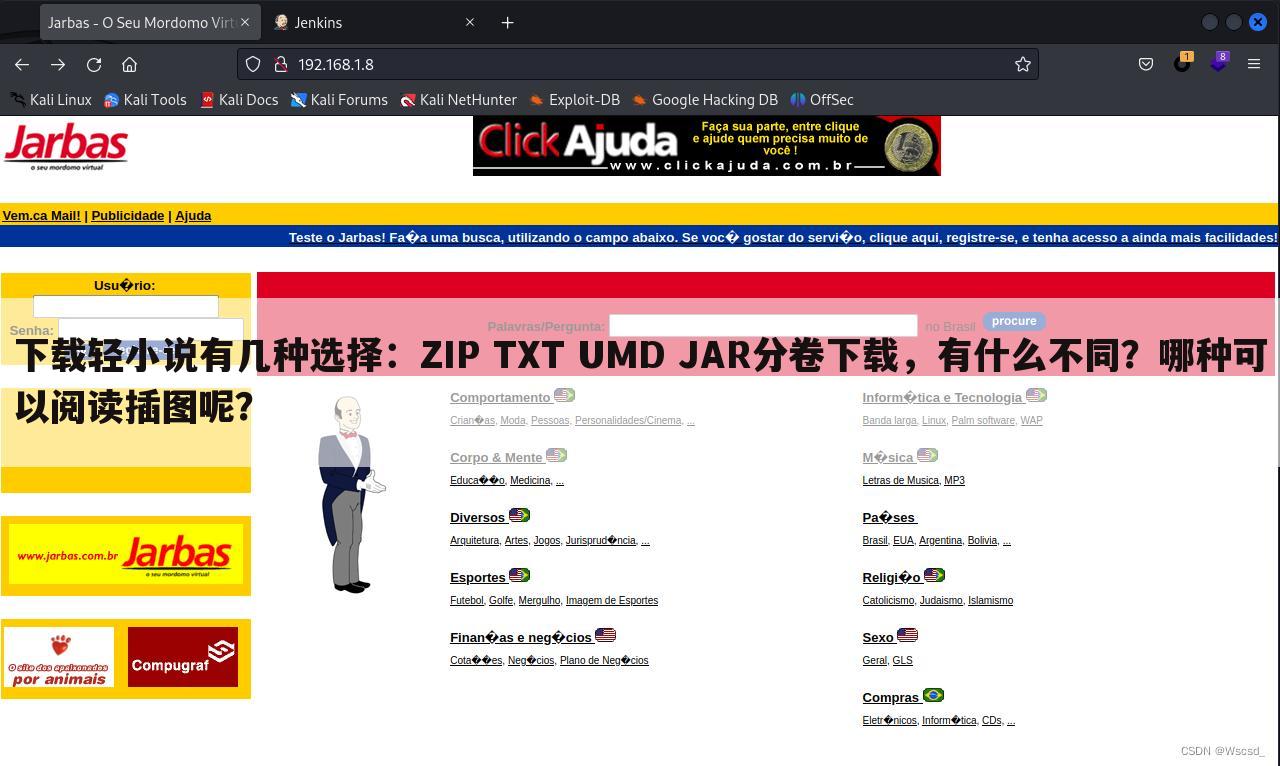 下载轻小说有几种选择:ZIP TXT UMD JAR分卷下载,有什么不同?哪种可以阅读插图呢?