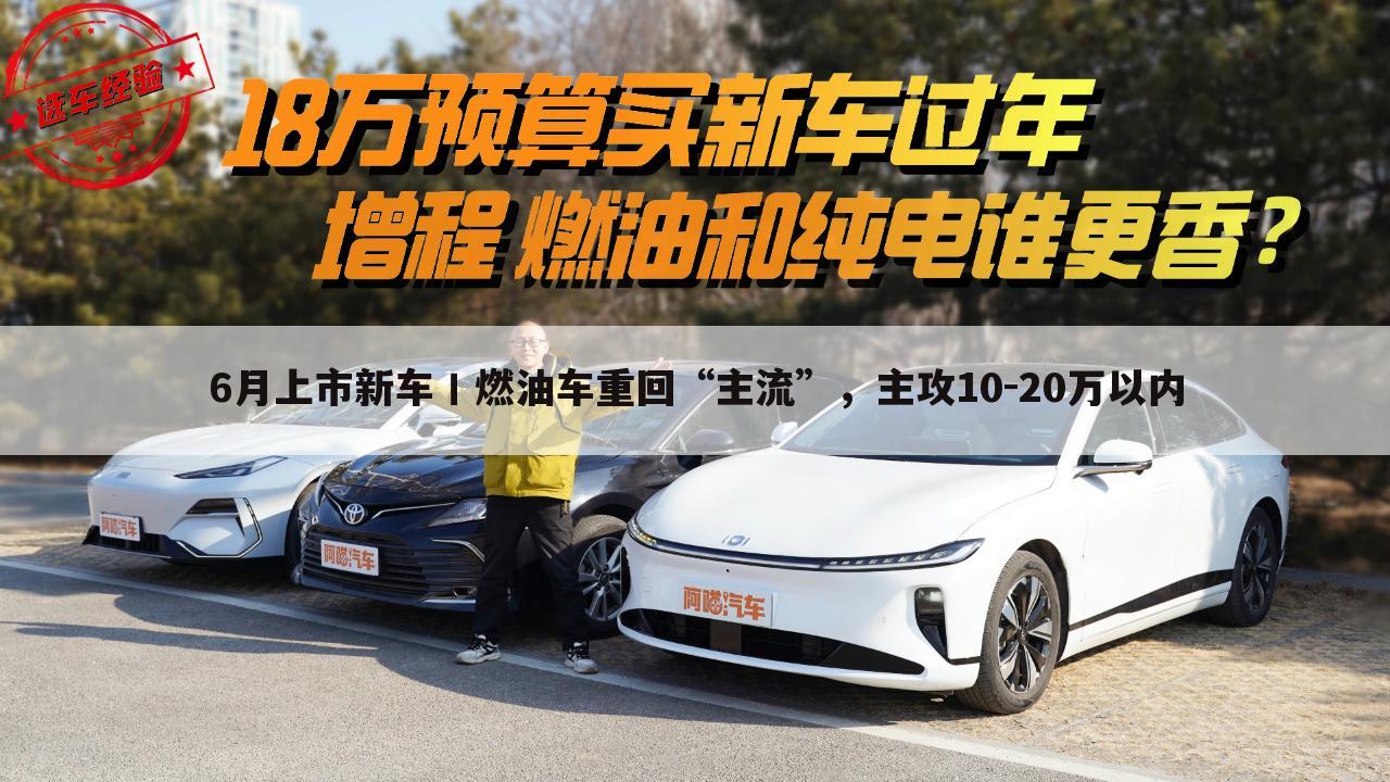6月上市新车丨燃油车重回“主流”,主攻10-20万以内