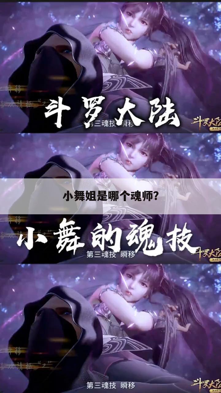 小舞姐是哪个魂师?