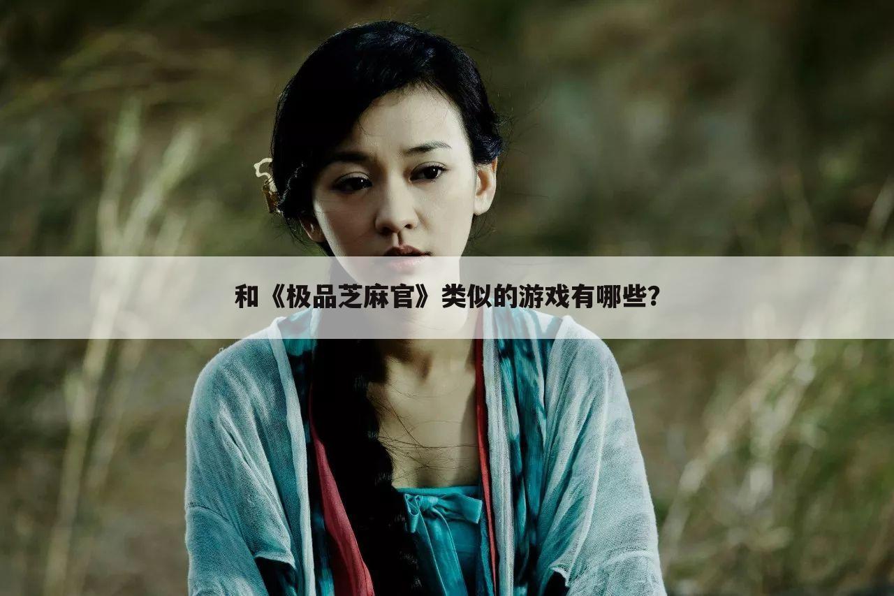 和《极品芝麻官》类似的游戏有哪些？