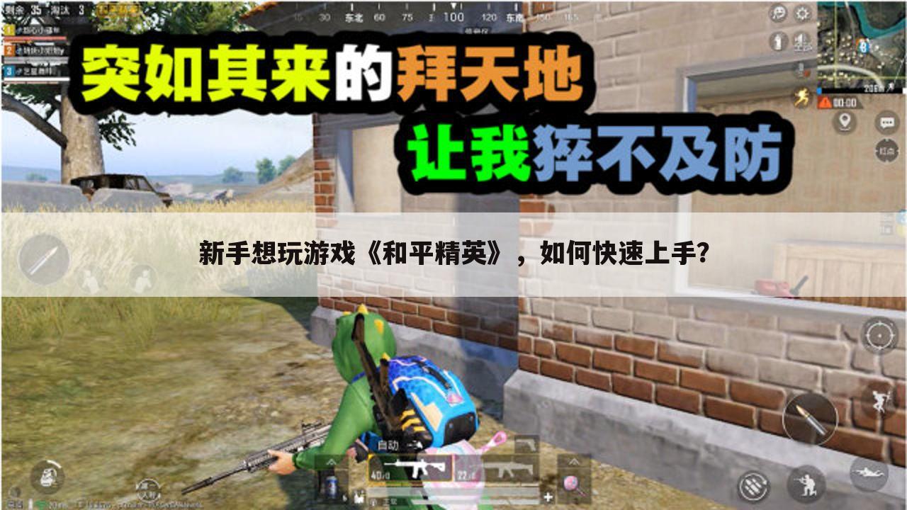 新手想玩游戏《和平精英》，如何快速上手？
