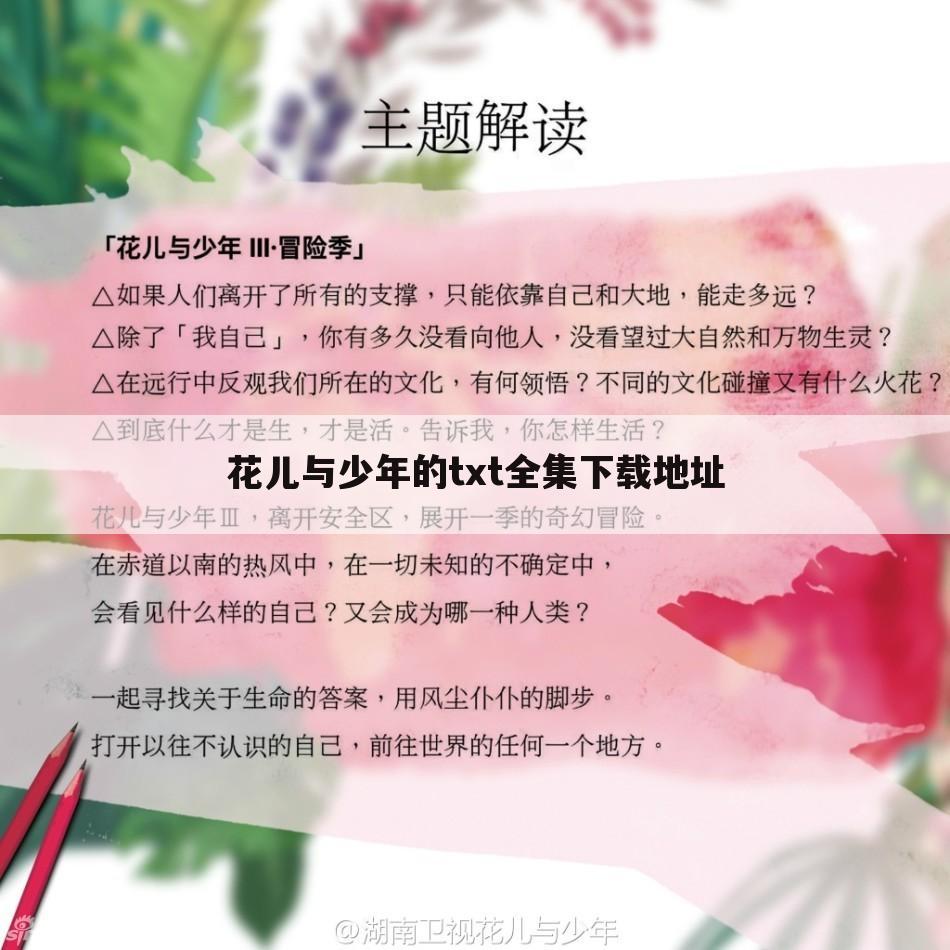 花儿与少年的txt全集下载地址