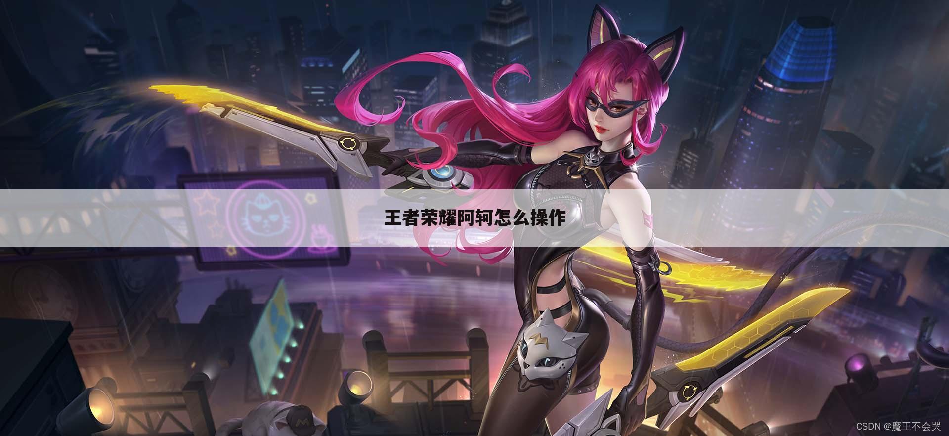 王者荣耀阿轲怎么操作