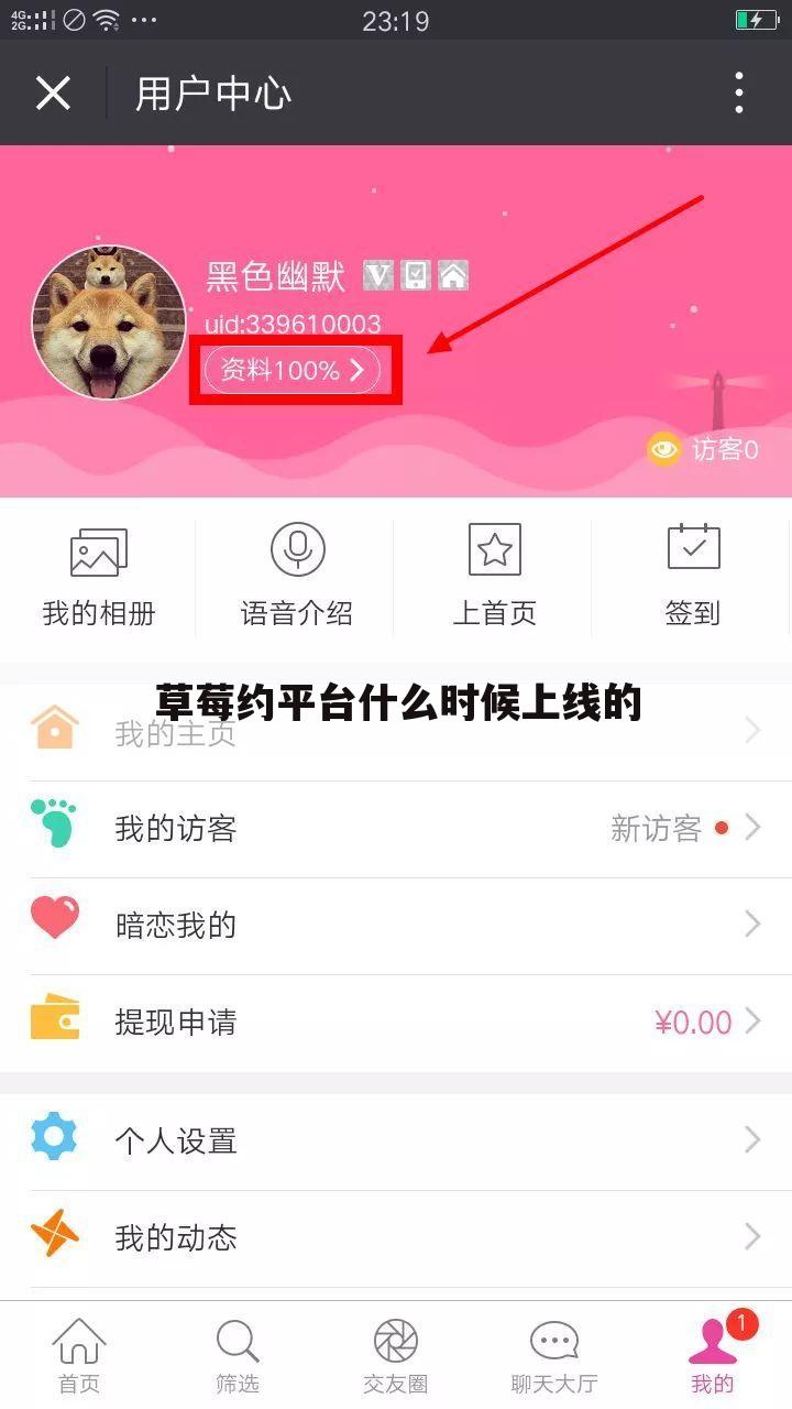 草莓约平台什么时候上线的