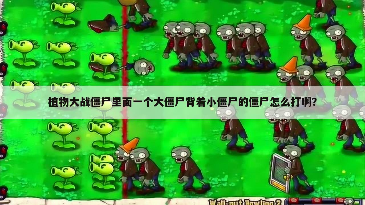 植物大战僵尸里面一个大僵尸背着小僵尸的僵尸怎么打啊?