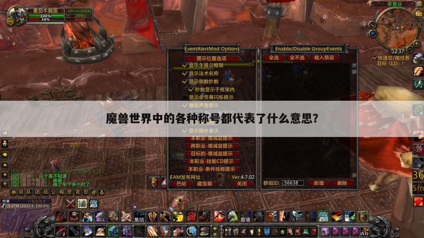魔兽世界中的各种称号都代表了什么意思?