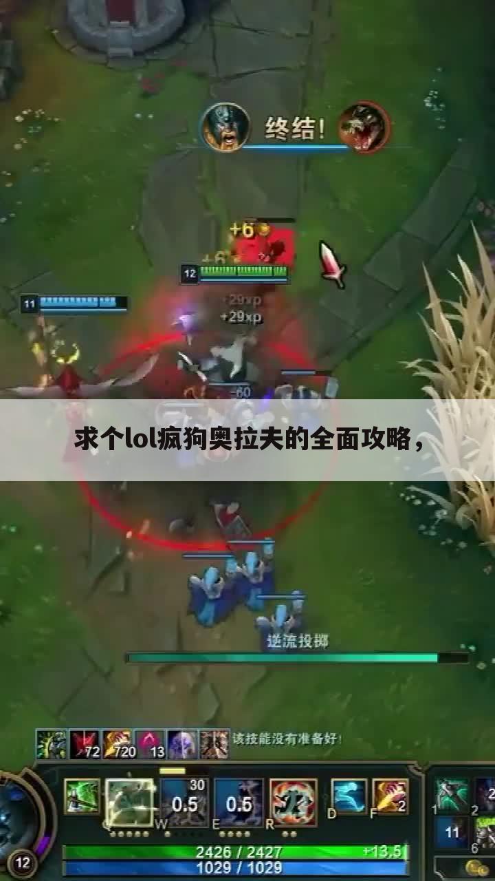 求个lol疯狗奥拉夫的全面攻略,