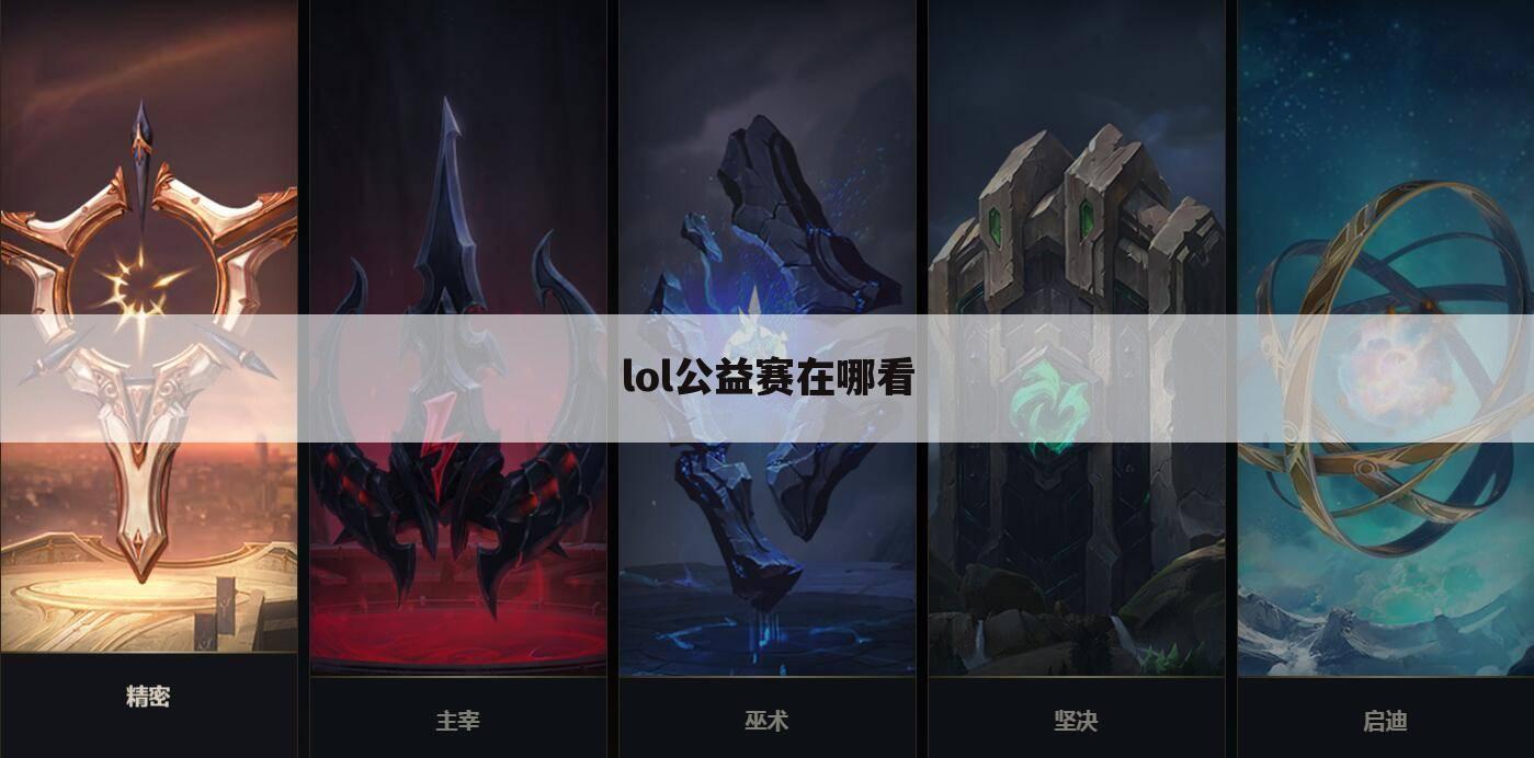 lol公益赛在哪看