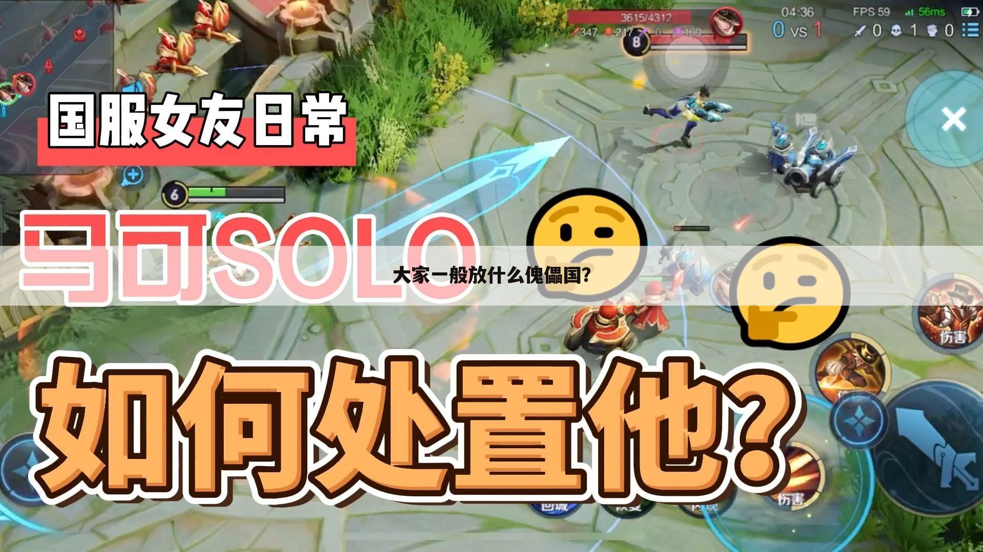 大家一般放什么傀儡国？